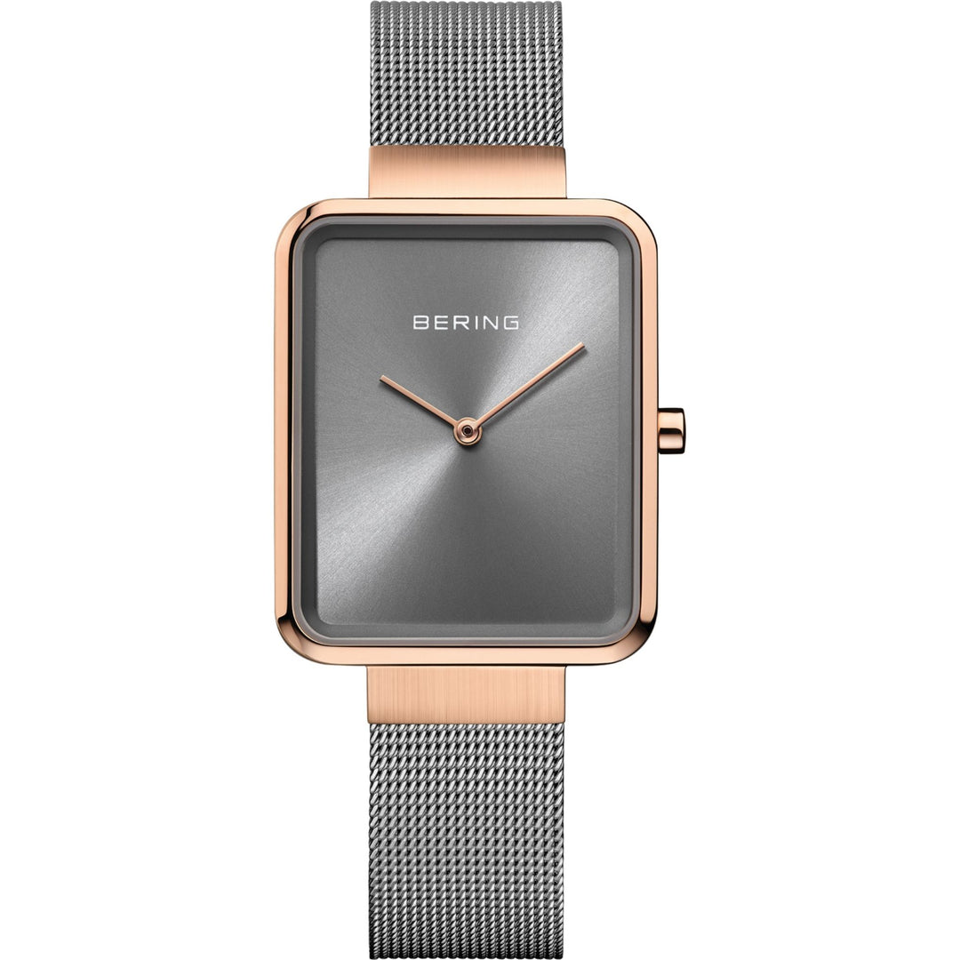 Ladies Classic Stainless Steel Watch In Rose Gold/Grey