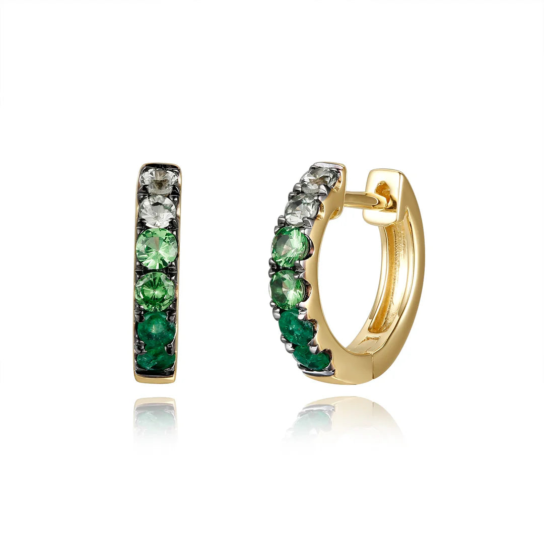 Green Garnet Ombre Huggies