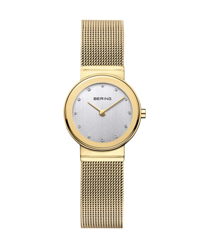 Ladies Classic Stainless Steel Watch In Yellow Gold