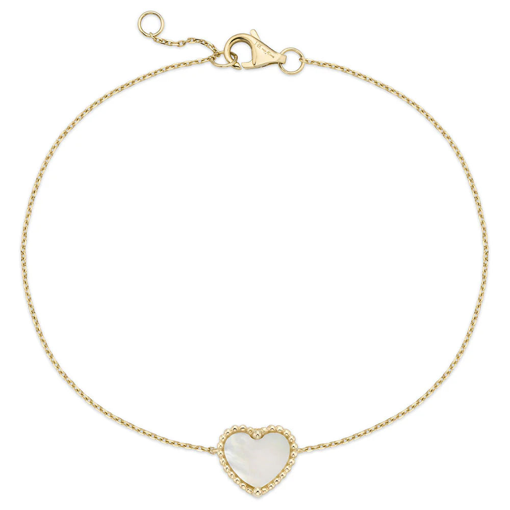 Beaded Heart Bracelet
