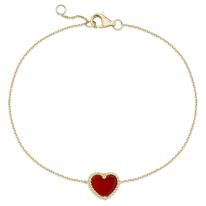 Beaded Heart Bracelet