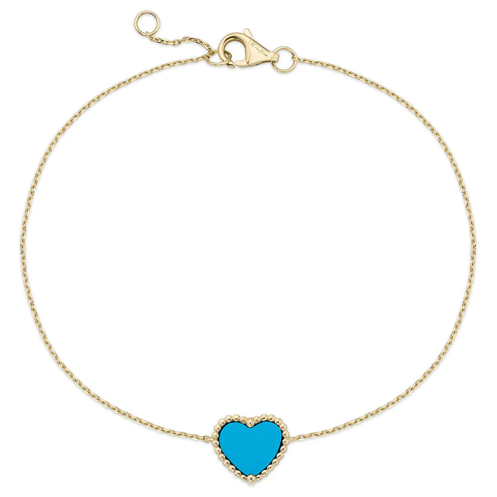 Beaded Heart Bracelet