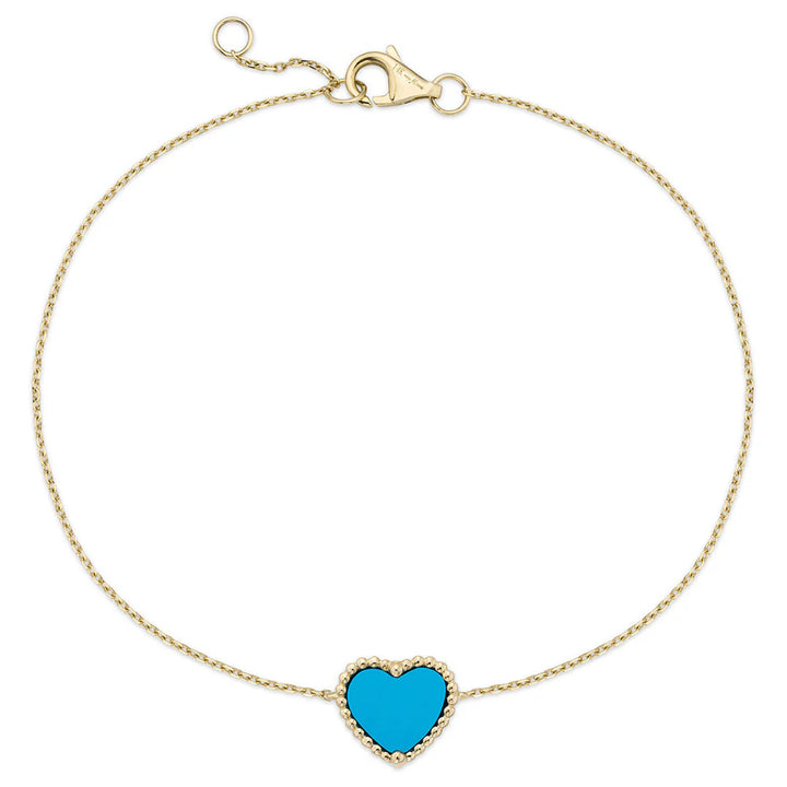 Beaded Heart Bracelet