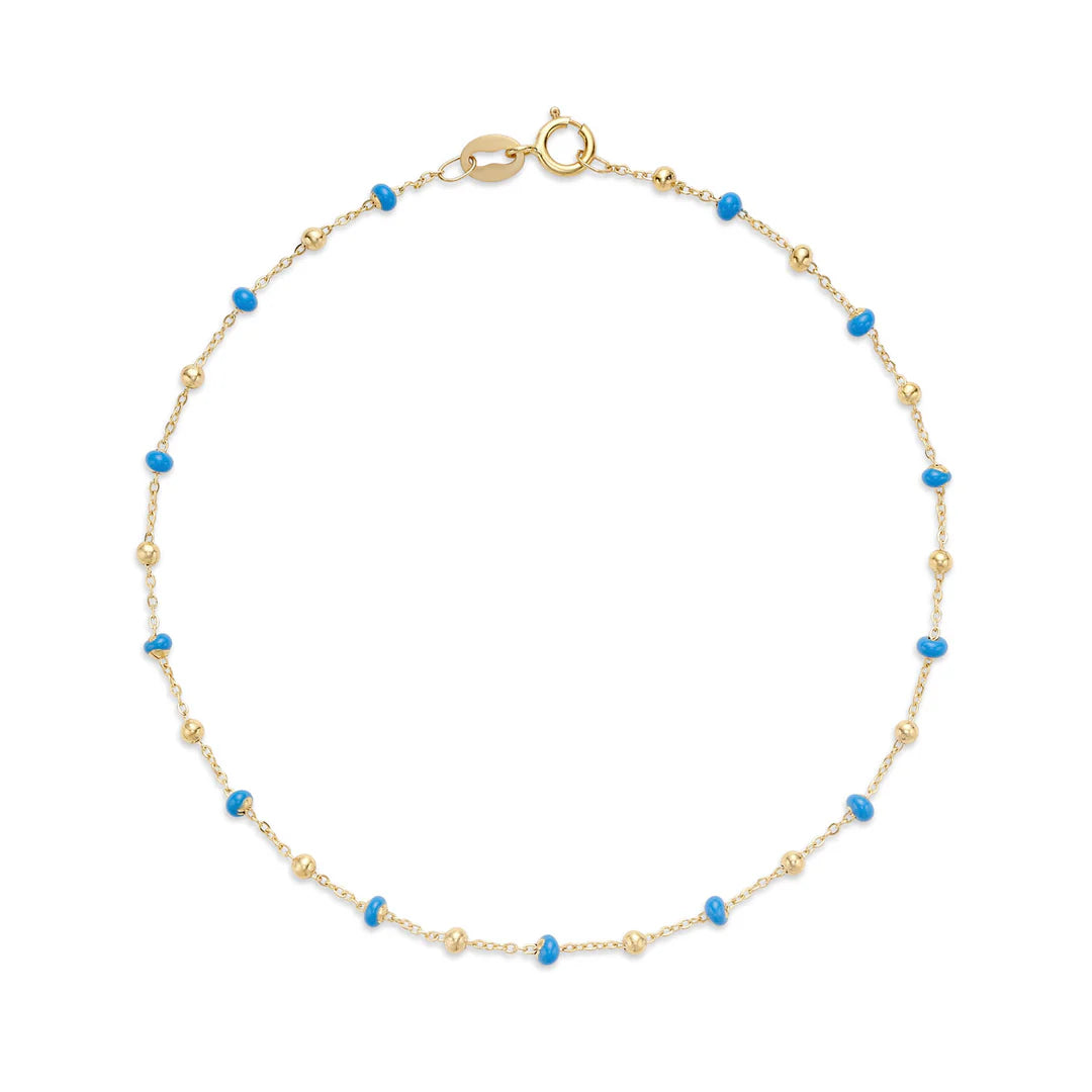 Enamel Bead Bracelet