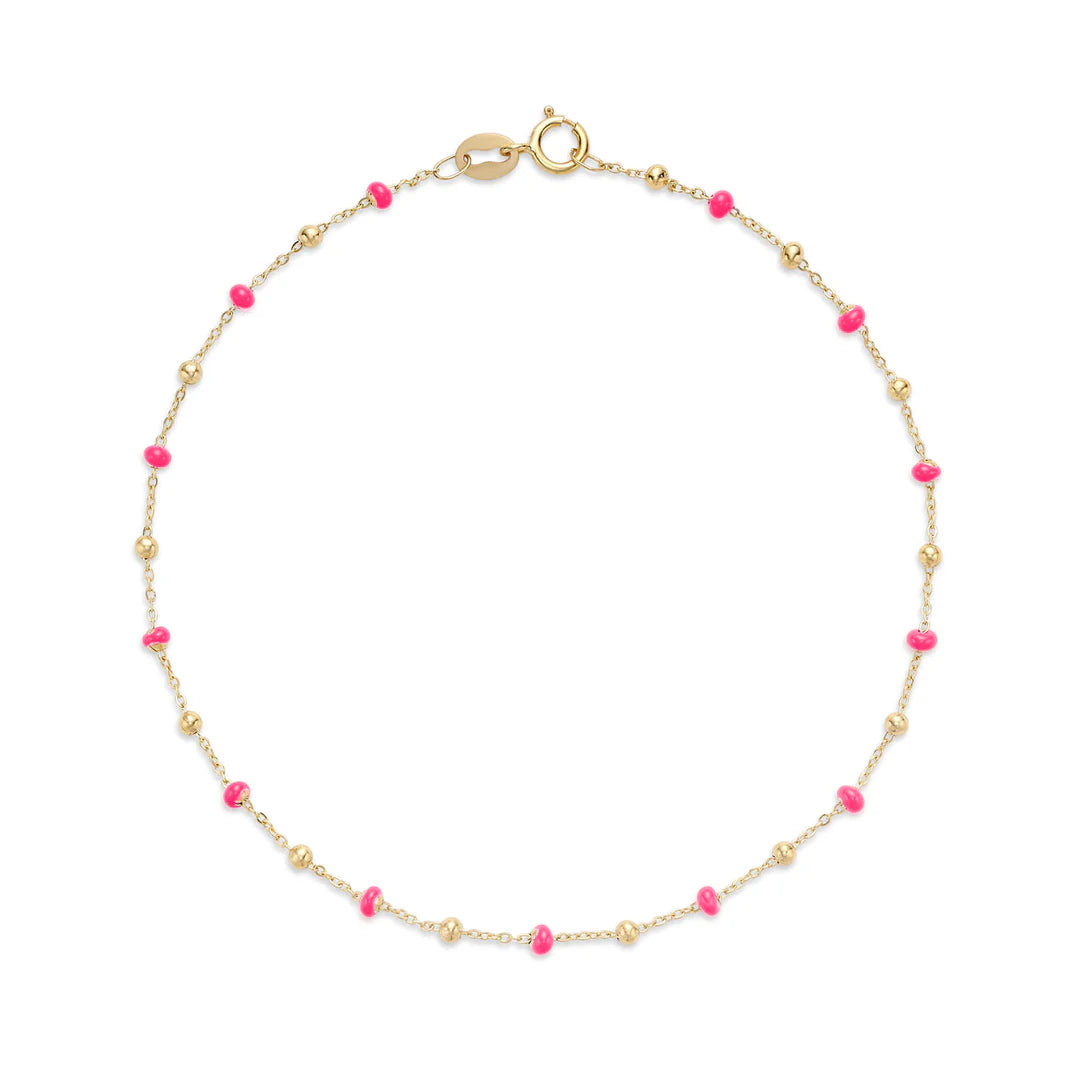 Enamel Bead Bracelet