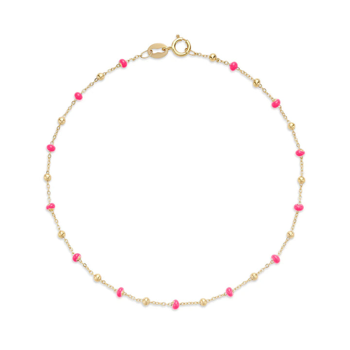 Enamel Bead Bracelet