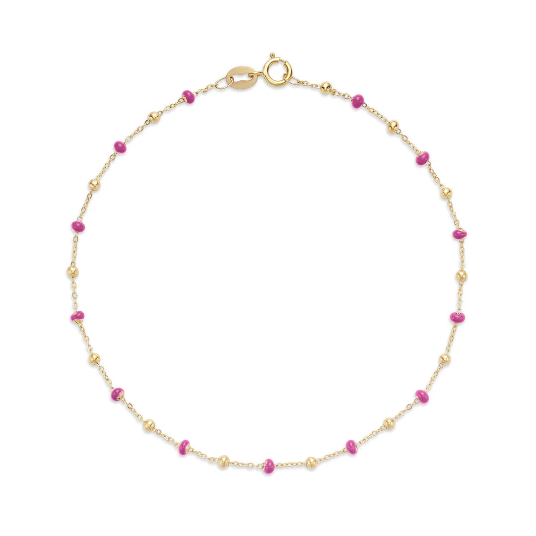 Enamel Bead Bracelet
