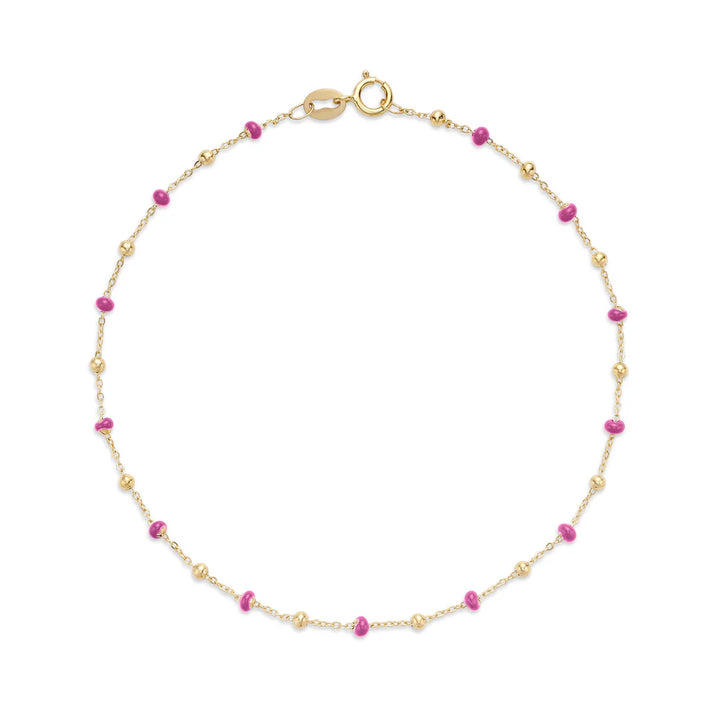 Enamel Bead Bracelet