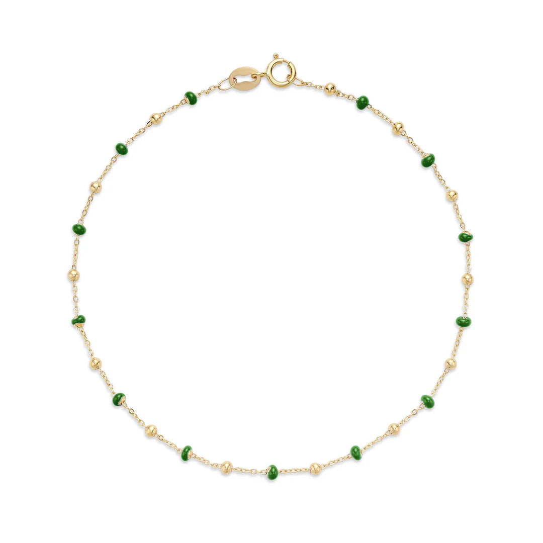 Enamel Bead Bracelet