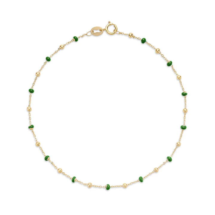 Enamel Bead Bracelet
