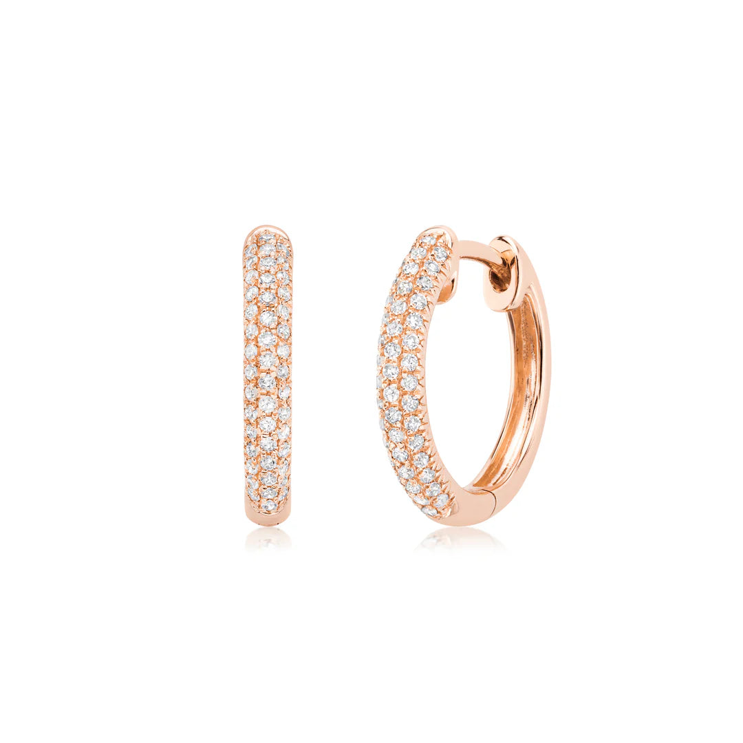 Diamond Pave Huggies