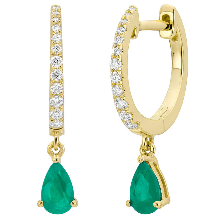 Emerald Drop Earrings