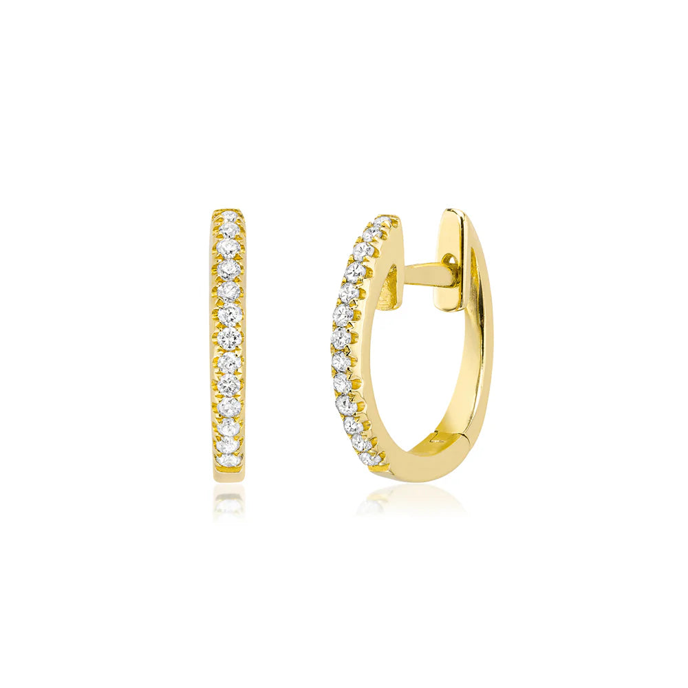 Mini Diamond Huggies - 8mm