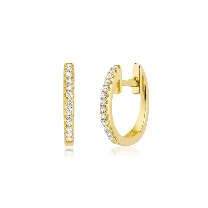 Mini Diamond Huggies - 8mm