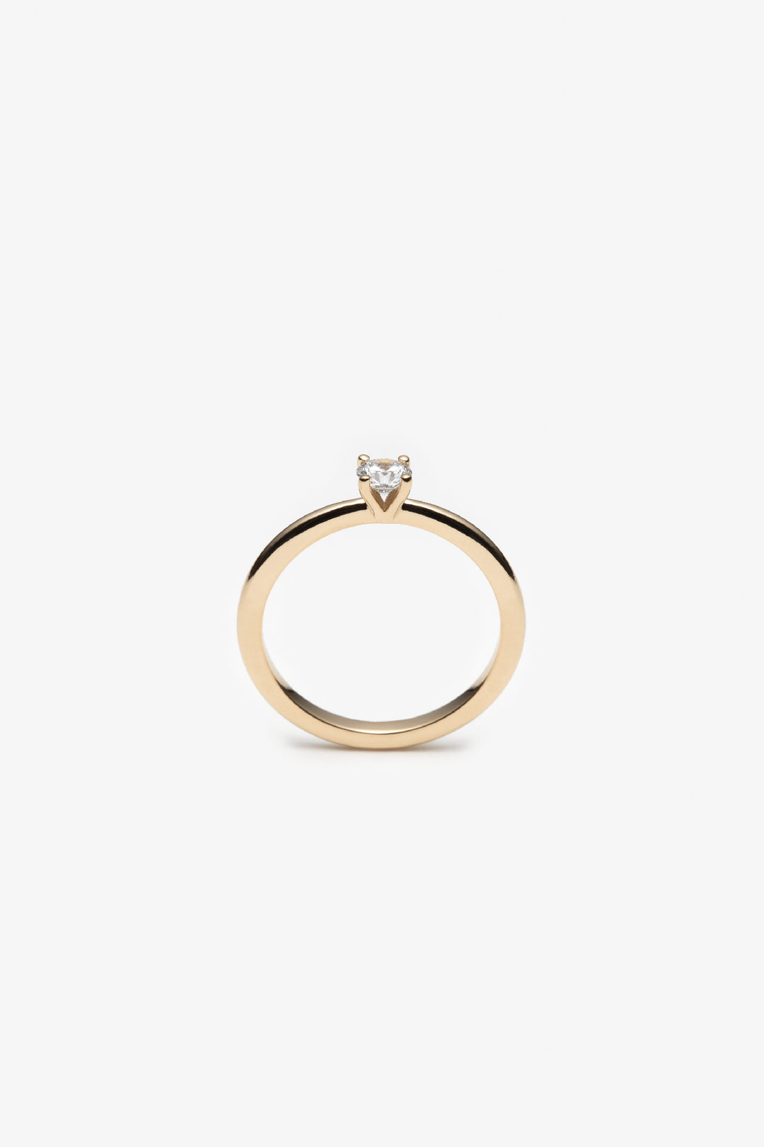 Bague solitaire Minimaliste1 | 0,25ct or 18KJ