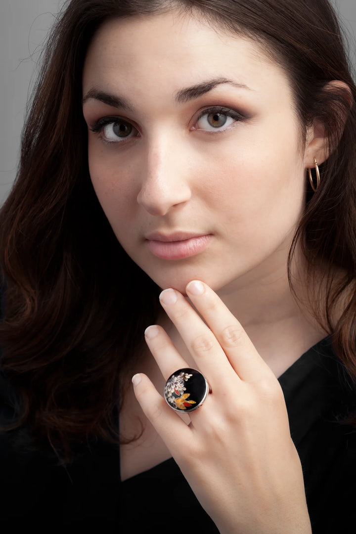 Bague fleurie